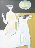 Circus Rider by Eric James Mellon, oil on board, sold Mar 2025