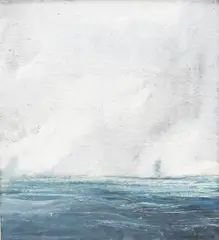 On Arrival by Lindy Hamilton-Temple-Blackwood, Marchioness of Dufferin and Ava, oil on board, sold Mar 2025