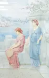 Untitled by William Anstey Dolland, watercolour, sold Mar 2025