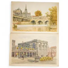 Comprising: by Alfred Robert Quinton, watercolor, offered Mar 2025