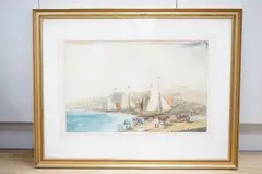Brighton seafront by John Francis Salmon, watercolour, offered Mar 2025