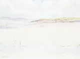 Golden Beach, Ireland by Berthold Dunne, watercolour, offered Mar 2025