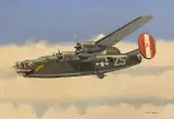 Consolidated B24 Liberator 458th BG USAAF by Mike Bailey, acrylic, sold May 2026