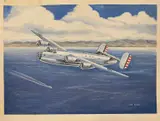 Consolidated LB30 USAAF by Mike Bailey, acrylic, sold May 2026