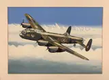 Avro Lancaster BIII by Mike Bailey, gouache, sold May 2026