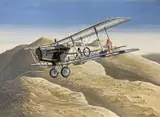 Bristol Fighter by Mike Bailey, gouache, sold May 2026