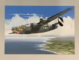 Consolidated B24 Liberator 453rd BG USAAF by Mike Bailey, gouache, sold May 2026