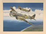Bristol Blenheim IV 105 Squadron by Mike Bailey, gouache, sold May 2026
