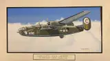 Consolidated B-24-d Liberator 389th Bomb Group by Mike Bailey, gouache, sold May 2026