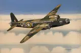 Vickers Wellington RAF by Mike Bailey, gouache, sold May 2026