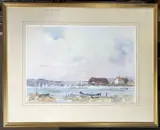 River Orwell, Estuary by Peter Gilman, watercolour, sold May 2026