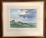 Coastal Grazing by Adrian Taunton, Watercolour, Coastal Grazing, sold May 2026