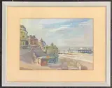 View over Cromer / Pier by Riko Miseska, watercolour, sold May 2026