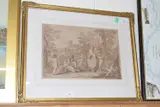 After Marcantonio Franceschini by Francesco Bartolozzi, 1765, engraving, sold Apr 2026