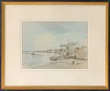 Wells next to the Sea by Arthur E. Davies, watercolour and ink, sold Apr 2026