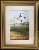 Partridges alighting by Carl Donner, watercolour, sold Apr 2026