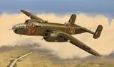 North American B25 Mitchell RAF by Mike Bailey, gouache, offered Apr 2026