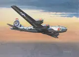 Boeing B29 Superfortress USAAF by Mike Bailey, gouache, offered Apr 2026