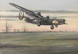 Consolidated B24 Liberator USAAF by Mike Bailey, gouache, sold Apr 2026