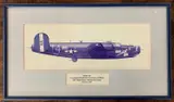 Consolidated B24 Liberator 489th BG USAAF by Mike Bailey, acrylic, sold Apr 2026