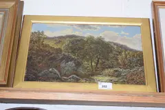 Landscape view by Henry Cheadle, 1876, oil, sold Mar 2026