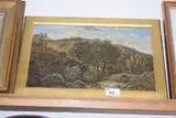 Landscape view by Henry Cheadle, 1876, oil, sold Mar 2026
