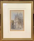Louviers, Normandy by Edwin Thomas Dolby, 1890, watercolour, sold Mar 2026