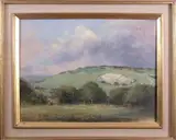 Newtimber Hill S.Downs Sussex by Owen Waters, oil on board, offered Mar 2026