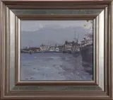 River Yare by Geoffrey Chatten, oil on board, sold Mar 2026