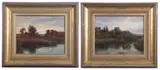 Wroxham Broad and Barton Broad by Mark Edwin Docktree, oil, sold Mar 2026
