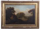 Landscape view by Attibuted to John Berney Ladbrooke, oil on canvas, sold Mar 2026