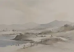 Snowdonia by Arthur E. Davies, 1973, watercolour, sold Mar 2026