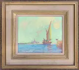 Breydon by Roy Hodds, oil on board, sold Mar 2026