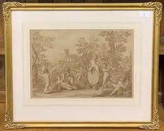 After Marcantonio Franceschini by Francesco Bartolozzi, 1765, engraving, offered Mar 2026