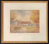 The Manor Farm by Reginald Goodman, watercolour, offered Feb 2026