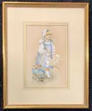 Child with Kittens by E. H. Burton, watercolour, sold Feb 2026