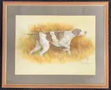 Pointer by Robert Coppillie, watercolour, sold Feb 2026