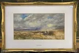 On the Marshes, Arthog by John Keeley, watercolour, sold Feb 2026