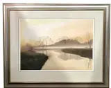 Morning Mist on the Burgh by Tony Gardiner, 2009, pastel, offered Feb 2026