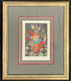 Better a witty fool than a foolish wit by Mychael Barratt, etching, offered Feb 2026