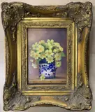 Mug Full of Spring by James J. Allen, oil on board, sold Jan 2026