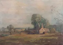 Oust House by the Sedway by Marcus Ford, oil on canvas, sold Jan 2026