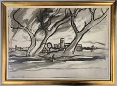 Pakefield by David Smith, pencil, sold Jan 2026