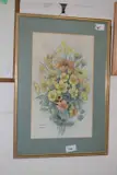 Botanical by Marjorie Dawson, watercolour and ink on paper, sold Dec 2025