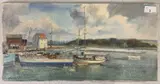 View over River Deben by Geoffrey Burrows, oil on canvas, sold Dec 2025