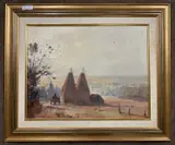 Oust House by Marcus Ford, oil on canvas, sold Dec 2025