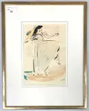 Initialed by Elinor Bellingham-Smith, watercolour and ink, sold Dec 2025