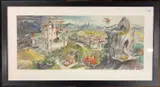 Untitled by Olga Lehmann, Ink and watercolour costume / set design illustration, signed lower right, sold Dec 2025
