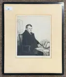 Portrait of a writer by William Strang, etching and drypoint, sold Dec 2025