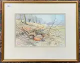 The First Drive, Norfolk by Jason Partner, 1992, watercolour, sold Nov 2025